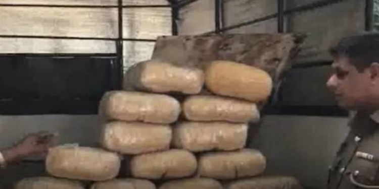 யாழில் பட்டா வாகனத்தில் கஞ்சாவுடன் இருவர் கைது!