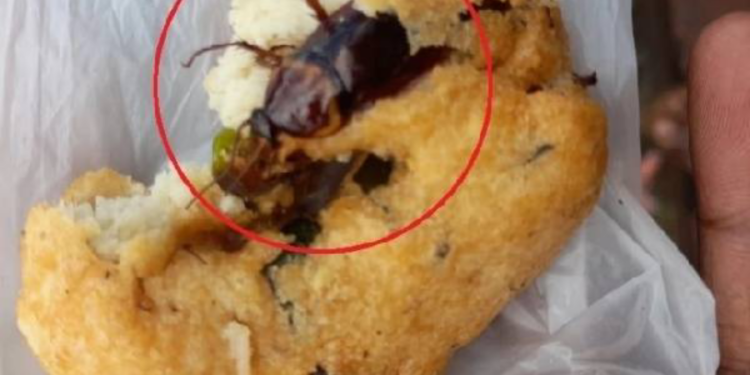 யாழில் வடையில் கரப்பான் பூச்சி காணப்பட்ட உணவகம் மீது சட்ட நடவடிக்கை!