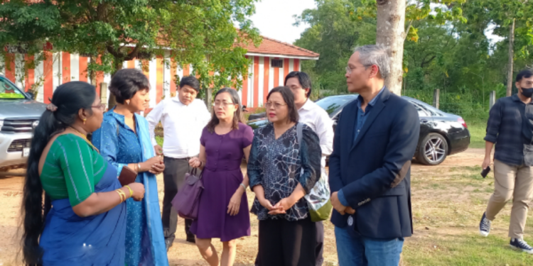 யாழிற்கு விஜயம் மேற்கொண்டுள்ள ஆசிய நாடுகளின் தூதுவர்கள்