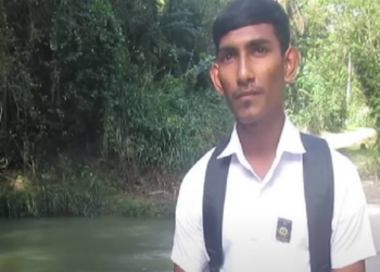 வெள்ளத்தில் இழுத்து சென்ற சிறுமியை காப்பாற்றிய பாடசாலை மாணவன்