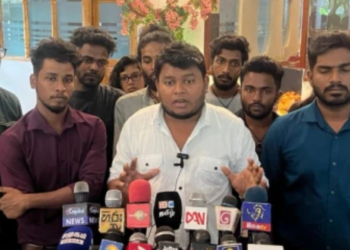 வசந்த முதலிகே தலைமையில் யாழ் பல்கலைகழக  மாணவர் ஒன்றிய பிரதிநிதிகள் சந்திப்பு