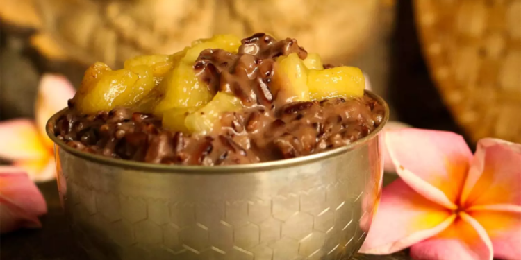 அடுப்பில்லா சமையல்: சிவப்பு அவல் வாழைப்பழ புட்டிங்