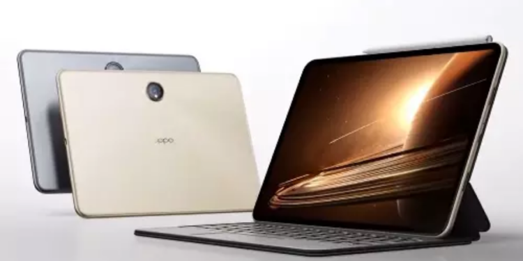 9510 எம்ஏஹெச் பேட்டரி, 67 வாட் சார்ஜிங் வசதியுடன் அறிமுகமான ஒப்போ டேப்லெட்