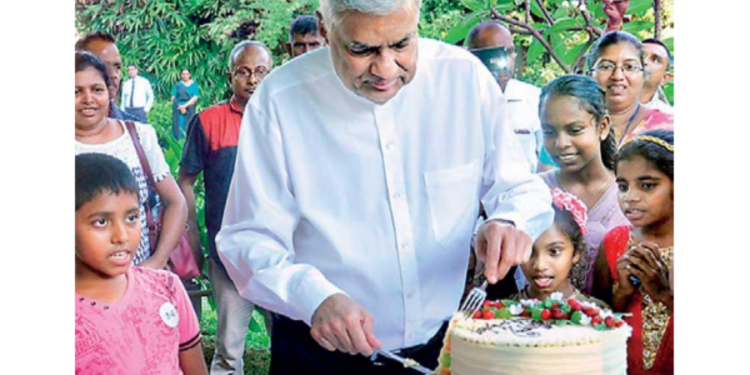 74ஆவது பிறந்த நாளை கொண்டாடும் ஜனாதிபதி ரணில் விக்ரமசிங்க