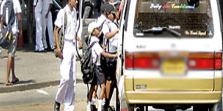 பாடசாலை வான் கட்டணம் குறித்து வெளியாகியுள்ள செய்தி