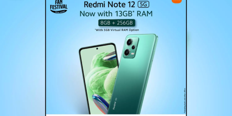 ரெட்மி நோட் 12 5ஜி 8 ஜிபி ரேம் வேரியண்ட் இந்தியாவில் அறிமுகம்