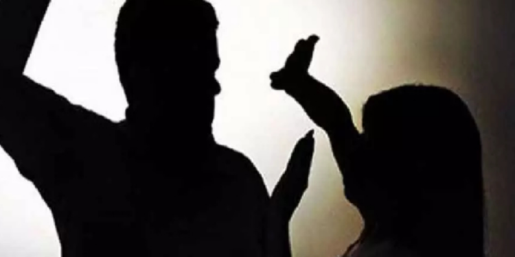 திருடனை தப்ப விட்ட மனைவியை தாக்கிய கணவன்