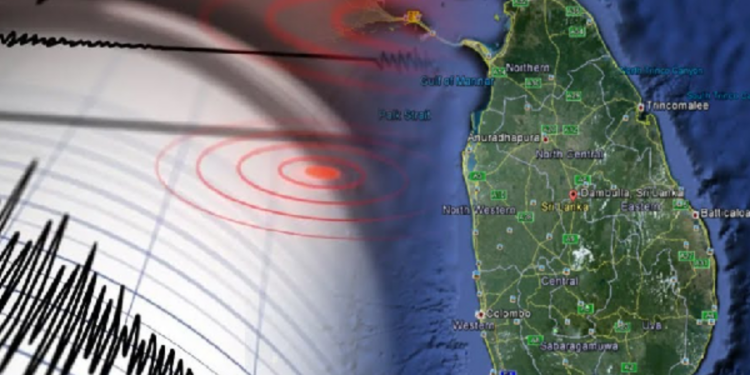 இலங்கையில் ஒன்பது இடங்களில் நிலநடுக்கங்கள் பதிவு!