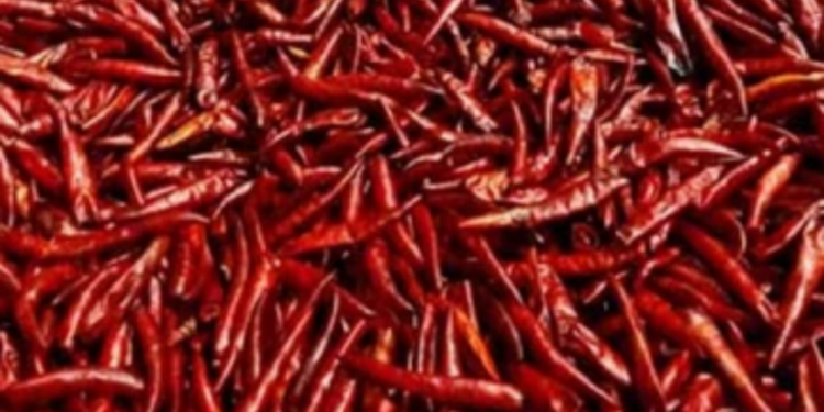 இறக்குமதி செய்யப்பட்ட மிளகாயில் புற்றுநோய்!