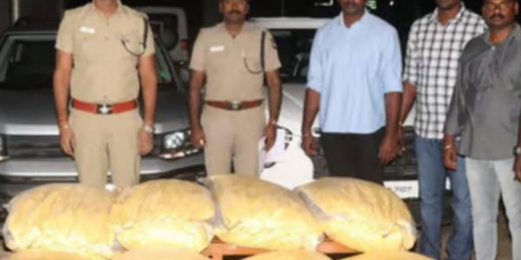 இலங்கைக்கு கடத்த தயார் நிலையில் இருந்த கஞ்சா பறிமுதல்!