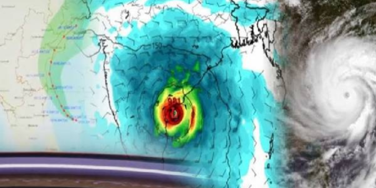 வங்காள விரிகுடாவில் வலுவடைந்த மிக்ஜாம் சூறாவளி!