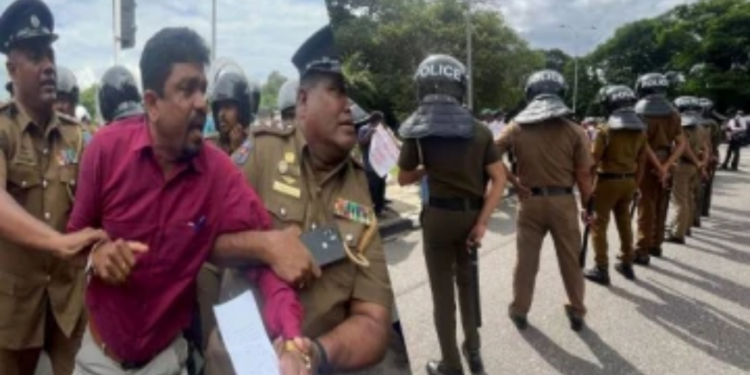 கொழும்பில் பாரிய ஆர்ப்பாட்டம் முன்னெடுப்பு!