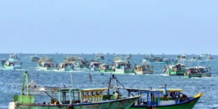 இலங்கை கடற்பரப்பில் சட்டவிரோத மீன் பிடியில் ஈடுபட்ட இந்திய மீனவர்கள் கைது!