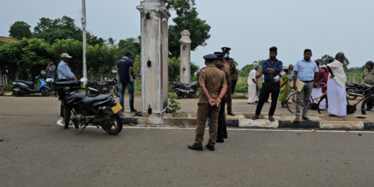 யாழ் – கீரிமலை ஜனாதிபதி மாளிகையில் அளவீட்டு பணிகள் முன்னெடுப்பு!