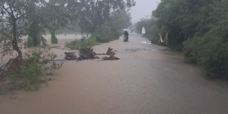 தொடர் மழையால் வெள்ளத்தில் மூழ்கிய முல்லைத்தீவு!