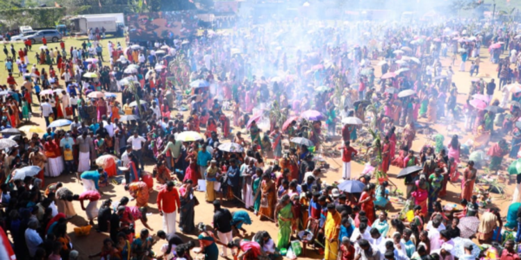 மலையக வரலாற்றில் பிரமாண்ட பொங்கல் விழா!