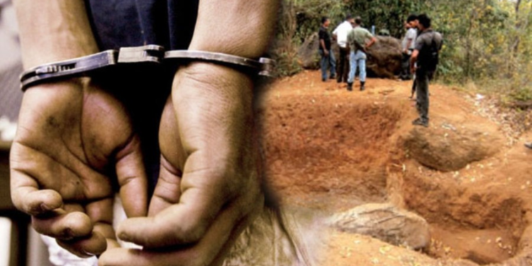 புதையல் தோண்டிய ஆறு பேர் கைது!