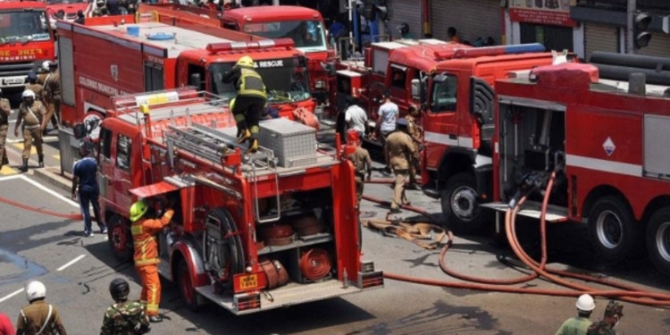 வாகன உதிரிப்பாக விற்பனை நிலையத்தில் தீப்பரவல்!