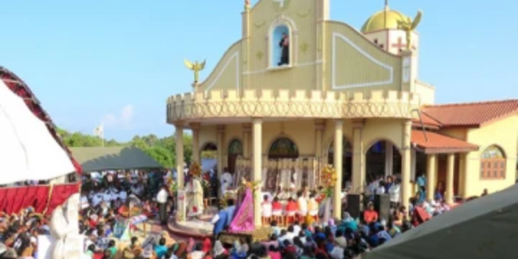 வரலாற்றில் முதல்முறையாக இந்தியர்கள் இல்லாமல் நடைபெற்ற கச்சதீவு அந்தோனியார் ஆலய திருவிழா!