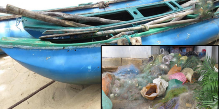 மட்டக்களப்பில் 22இலட்ச ரூபாய் பெறுமதியான சுருக்குவலைகள் மீட்பு!