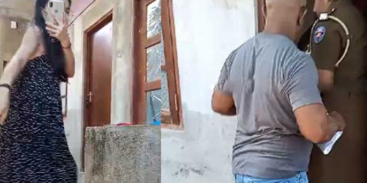 இலங்கை பொலிசாரை தாக்கிய சீன பெண்!