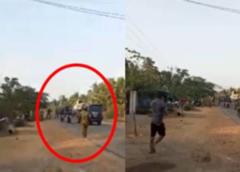 முல்லைத்தீவில் டிப்பர் மீது பொலிசார் துப்பாக்கி பிரயோகம்!