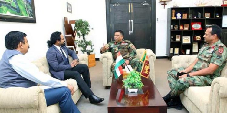 யாழ்.கட்டளை தளபதியை சந்தித்த இந்திய துணைத்தூதர்