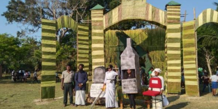 தமிழ்த் தேசத்தின் அடையாளங்களுடன் வடிவமைக்கப்பட்ட இல்ல விளையாட்டு போட்டி!