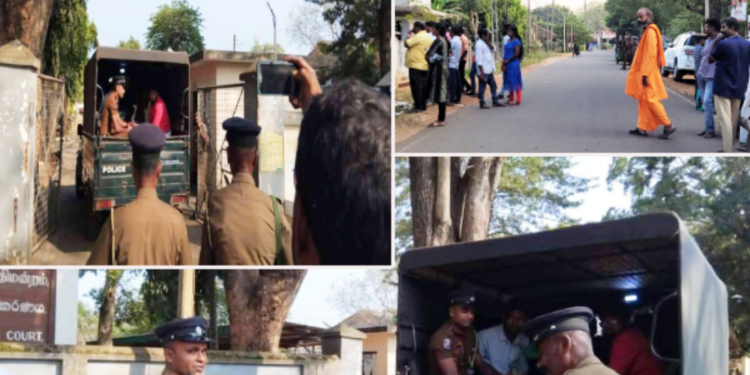 வவுனியா வடக்கு, வெடுக்குநாறி ஆதி சிவன் ஆலய பூசகர் உள்ளிட்ட 8 பேருக்கு விளக்கமறியல்!