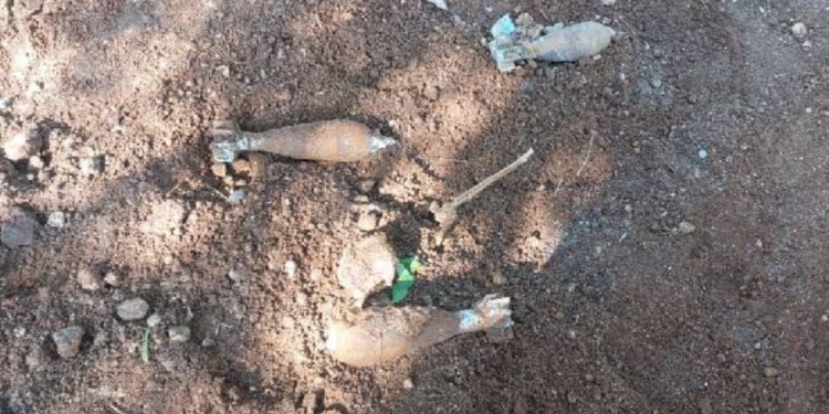 பாடசாலை ஒன்றிலிருந்து 7 மோட்டார் குண்டுகள் மீட்பு!