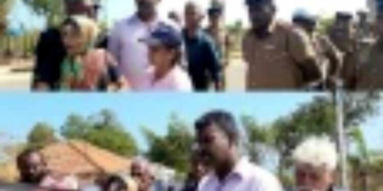 யாழில் மக்களின் எதிர்ப்பால் கைவிடப்பட்ட காணி அளவீட்டு பணிகள்