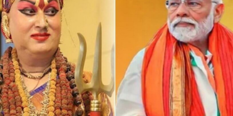 மோடியை எதிர்த்து போட்டியிடும் திருநங்கை!