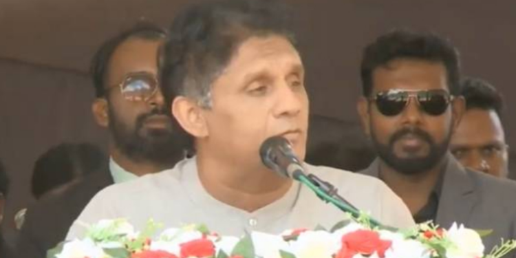 மே தினக் கூட்டத்தில் தமிழில் உரையாற்றிய சஜித்!