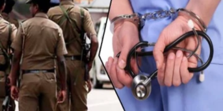 யாழ் வைத்தியசாலையில் மேல் நிலை அதிகாரியை தாக்கிய தாதி கைது!