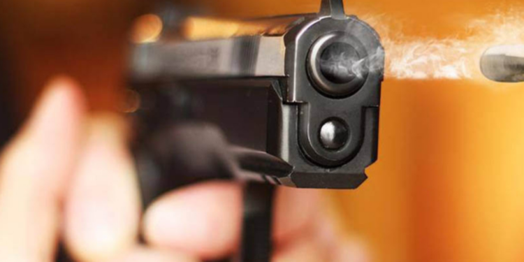 மகனை துப்பாக்கியால் சுட்ட தந்தை!