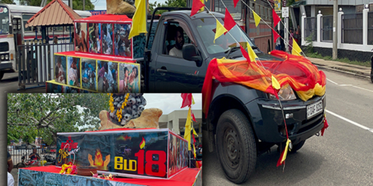 மறிக்கப்பட்ட முள்ளிவாய்க்கால் நினைவேந்தல் ஊர்தி!