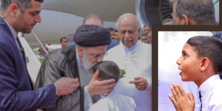 ஈரான் ஜனாதிபதி மறைவால் கண்ணீர் சிந்தும் இலங்கை சிறுவன்!