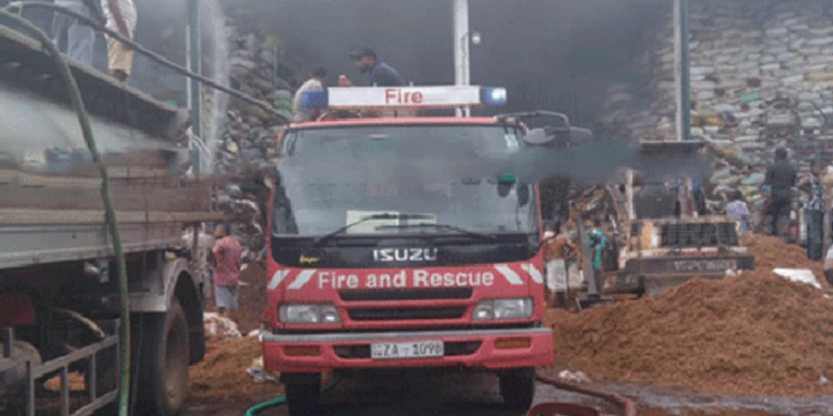 தொழிற்சாலையில் தீப்பரவல்!