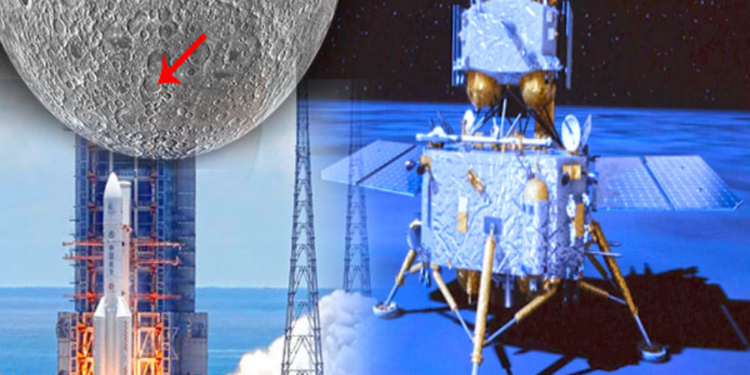 நிலவின் இருண்ட பகுதியில் முதன் முதலில் மண்ணை எடுத்த சீனா!