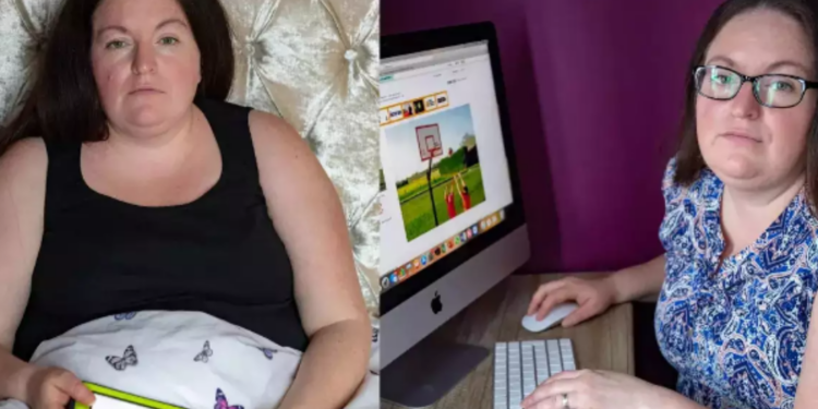 தூக்கத்தில் ஷாப்பிங் செய்யும் பெண்