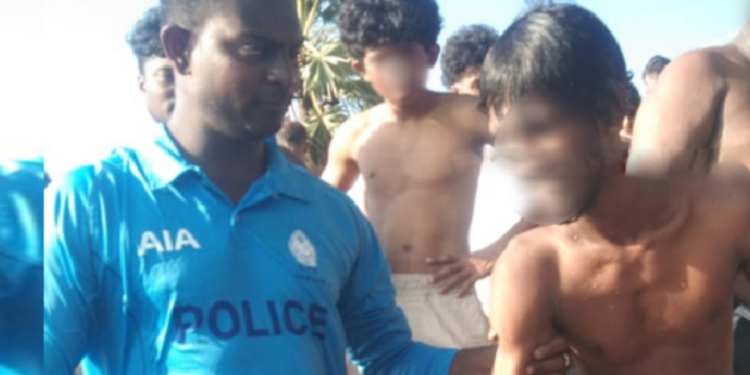 உயிருக்காகப் போராடிக் கொண்டிருந்த இளைஞன் மீட்பு!