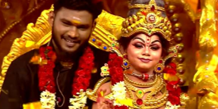 சரிகமப நிகழ்ச்சியில் பக்தியில் நடுவர்களை மெய்சிலிர்க்க வைத்த விஜயலோஷன்!