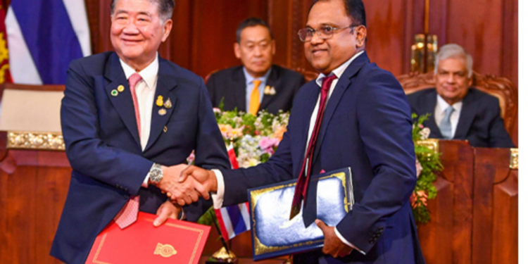 இலங்கை – தாய்லாந்து இடையே சுதந்திர வர்த்தக ஒப்பந்தம்