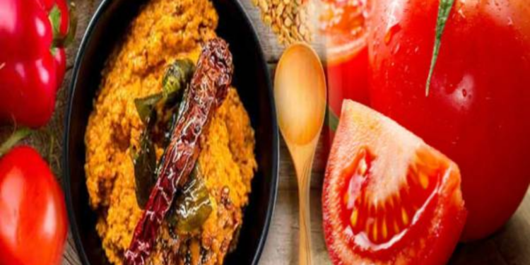 தக்காளியில் துவையல் வெறும் பத்து நிமிடத்தில்!