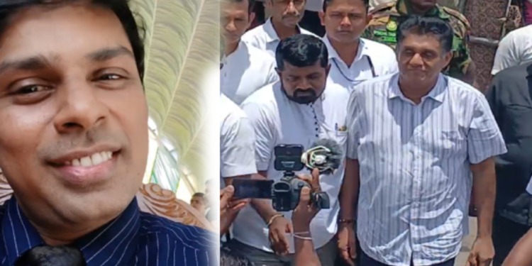 சஜித்துக்கு ஆதரவாக  மருத்துவர் அருச்சுனா தேர்தல் பிரச்சாரத்தில்