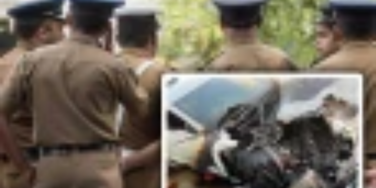 வீடொன்றில் மர்மமான முறையில் தீக்கிரையான வாகனங்கள்