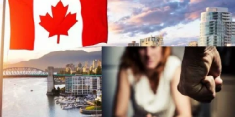 கனடாவில் மனைவியை தாக்கிய கணவன்!