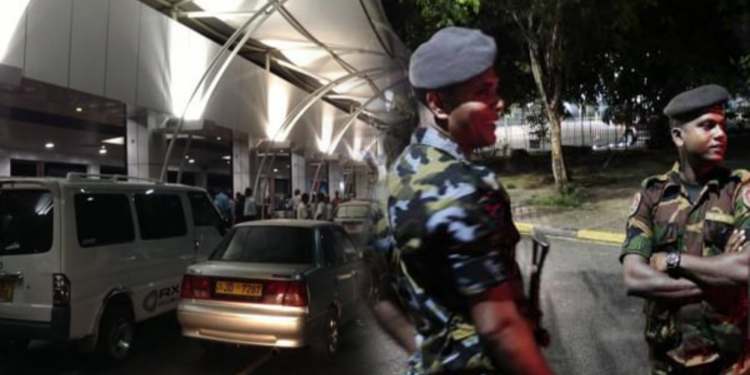 ஜனாதிபதியின் உத்தரவின் பேரில் விமான நிலையத்தில் ஒட்டப்பட்டுள்ள பெயர் பட்டியல்