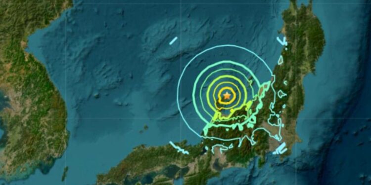 ஜப்பானில் சக்தி வாய்ந்த நிலநடுக்கம்!