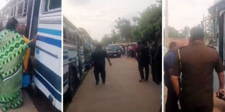 தேர்தல் சட்டத்தை மீறிய பேருந்து பொலிசார் அதிரடி!